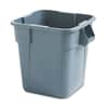 RCP352600GY - Square Brute Container, 28 gal, Polyethylene, Gray