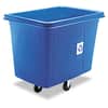 RCP461673BE - Recycling Cube Truck, 120 gal, 500 lb Capacity, Polyethylene, Blue