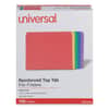 UNV16166 - Reinforced Top-Tab File Folders, 1/3-Cut Tabs: Assorted, Letter Size, 1" Expansion, Assorted Colors, 100/Box