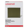 UNV24113 - Deluxe Reinforced Recycled Hanging File Folders, Letter Size, 1/3-Cut Tabs, Standard Green, 25/Box