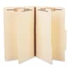 UNV10310 - Classification Folders, 2/5-Cut Tab: Right of Center, Expands 2", 2 Dividers, 6 Fasteners, Legal Size, Manila, 15/Box