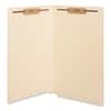 UNV13220 - Reinforced End Tab Fastener Folders, Straight Tab, Expands 0.75", 2 Fasteners, Legal Size, Manila, 50/Box