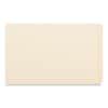 UNV13350 - Deluxe Reinforced End Tab Folders, Straight Tabs, Legal Size, 0.75" Expansion, Manila, 100/Box