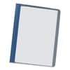UNV56138 - Clear Front Report Covers with Fasteners, Three-Prong Fastener, 0.5" Capacity, 8.5 x 11, Clear/Dark Blue, 25/Box