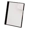 UNV57120 - Clear Front Report Cover, Prong Fastener, 0.5" Capacity, 8.5 x 11, Clear/Black, 25/Box