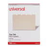 UNV12115 - Top Tab File Folders, 1/5-Cut Tabs: Assorted, Letter Size, 0.75" Expansion, Manila, 100/Box