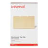 UNV16123 - Double-Ply Top Tab Manila File Folders, 1/3-Cut Tabs: Assorted, Legal Size, 0.75" Expansion, Manila, 100/Box