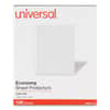 UNV21130 - Standard Sheet Protectors, Light-Duty, Side: 3-Hole Punched, Top Load 8.5 x 11 Insert, Clear Front, 100/Box