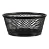 UNV20014 - Jumbo Mesh Storage Dish, 4.38" Diameter x 2"h, Black