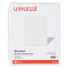 UNV21124 - Standard Sheet Protectors, Medium-Duty, Side: 3-Hole Punched, Top Load 8.5 x 11 Insert, Clear Front, 50/Pack