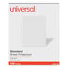UNV21125 - Standard Sheet Protectors, Medium-Duty, Side: 3-Hole Punched, Top Load 8.5 x 11 Insert, Clear Front, 100/Box