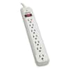 TRPSTRIKER - Protect It! Surge Suppressor, 7 AC Outlets, 6 ft Cord, 1,080 J, Light Gray