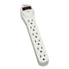 TRPTLP602 - Protect It! Home Computer Surge Suppressor, 6 AC Outlets, 2 ft Cord, 180 J, Light Gray