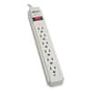 TRPTLP604 - Protect It! Surge Suppressor, 6 AC Outlets, 4 ft. Cord, 790 J, Light Gray