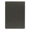 OXF71306 - Pressboard Report Cover with Reinforced Top Hinge, Two-Prong Metal Fastener, 2" Capacity, 8.5 x 11, Black/Black