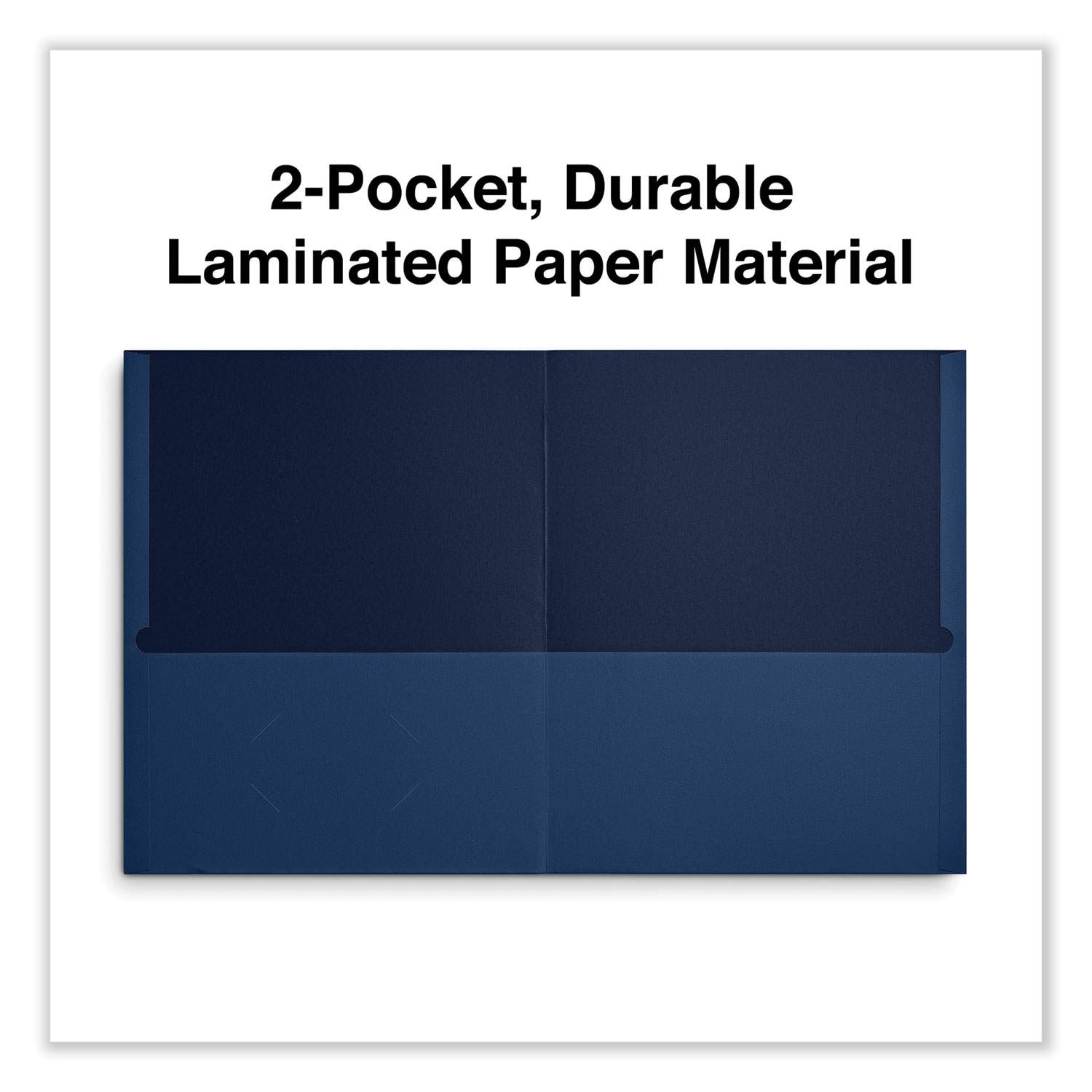 UNV56638 Two Pocket Folders by Universal | OnTimeSupplies.com