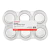 UNV63120 - Deluxe General-Purpose Acrylic Box Sealing Tape, 1.7 mil, 3" Core, 1.88" x 109 yds, Clear, 6/Pack
