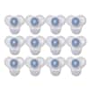 BWKNUS - Urinal Screen with Non-Para Deodorizer Block, Green Apple Scent, Blue/White, 3.25 oz, 12/Box