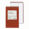 TOP20007 - Gold Fibre Retro Wirebound Writing Pads, Red Cover, Medium/College Rule, (80) White 5 x 8 Sheets