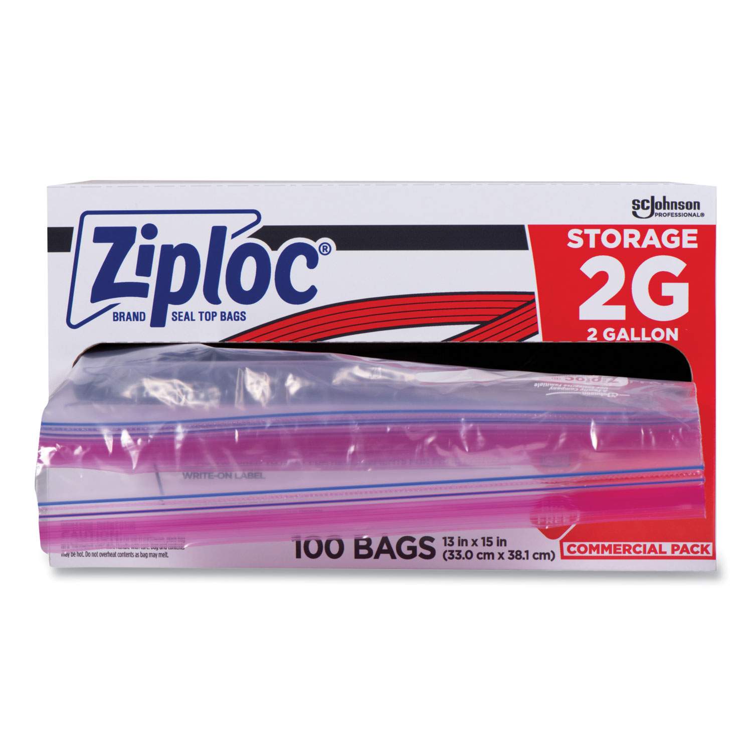 Double Zipper Storage Bags by Ziploc® SJN682253 | OnTimeSupplies.com