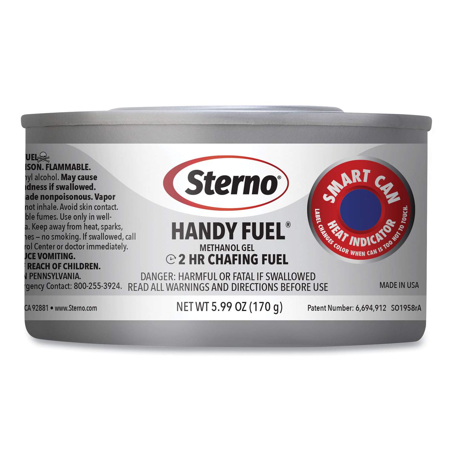 Handy Fuel Methanol Gel Chafing Fuel by Sterno® STE20660