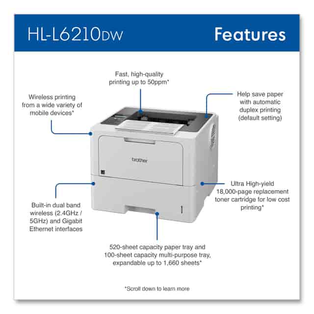BRTHLL6210DW Product Image 2