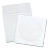 QUA62903 - CD/DVD Sleeves, 1 Disc Capacity, White, 100/Box
