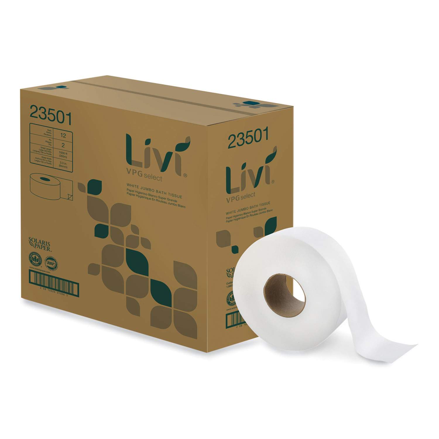 Jumbo Bath Tissue by Livi® VPG Select SOL23501
