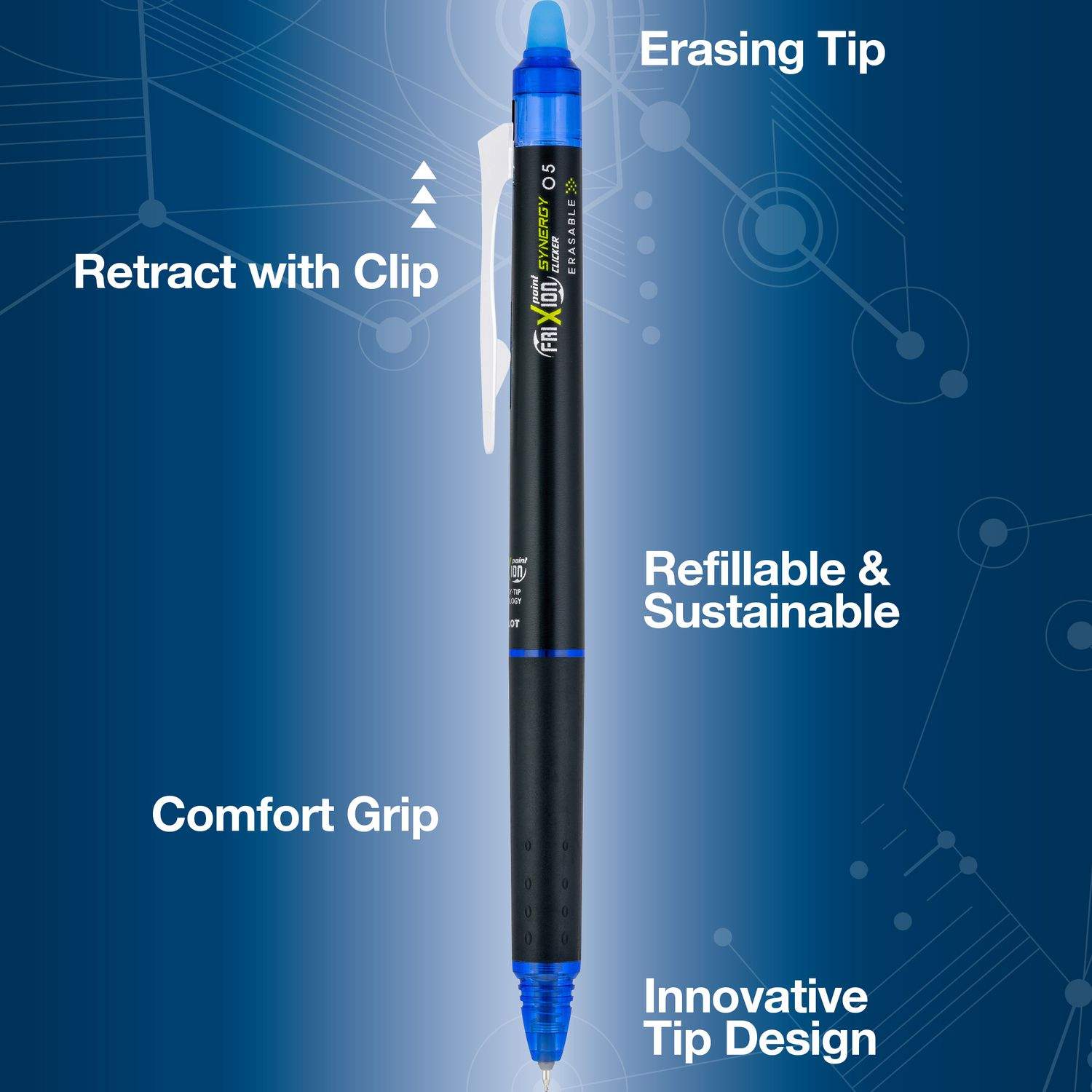Synergy Clicker Erasable Gel Pen by FriXion PIL17354