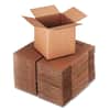 UNV666 - Cubed Fixed-Depth Corrugated Shipping Boxes, Regular Slotted Container (RSC), Small, 6" x 6" x 6", Brown Kraft, 25/Bundle