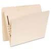 UNV13410 - Reinforced Top Tab Fastener Folders, 1/3-Cut Tab: Assorted, Expands 0.75", 1 Fastener, Letter Size, Manila, 50/Box