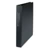 UNV20761 - Deluxe Non-View D-Ring Binder with Label Holder, 3 Rings, 1" Capacity, 11 x 8.5, Black