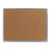 UNV43612 - Cork Bulletin Board, 24" x 18", Tan Surface, Satin Aluminum Frame