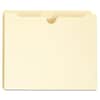 UNV73500 - Deluxe Manila File Jackets with Reinforced Tabs, Straight Tab, Letter-Size, Manila, 50/Box