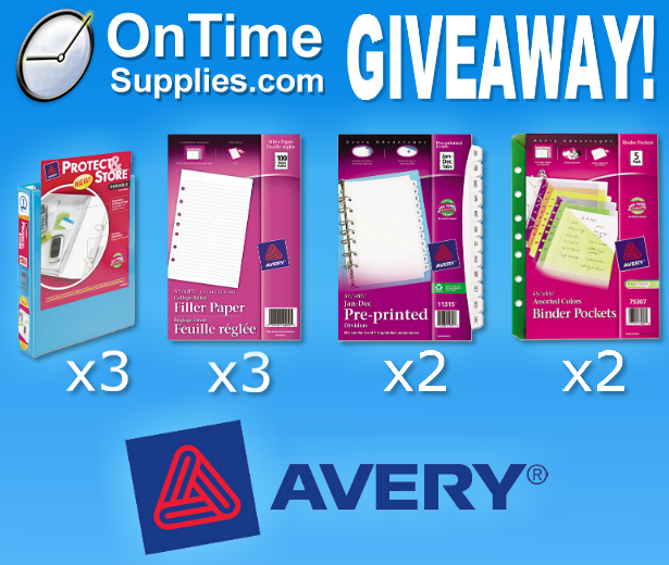 avery mini binders accessories giveawayoffice ink blog